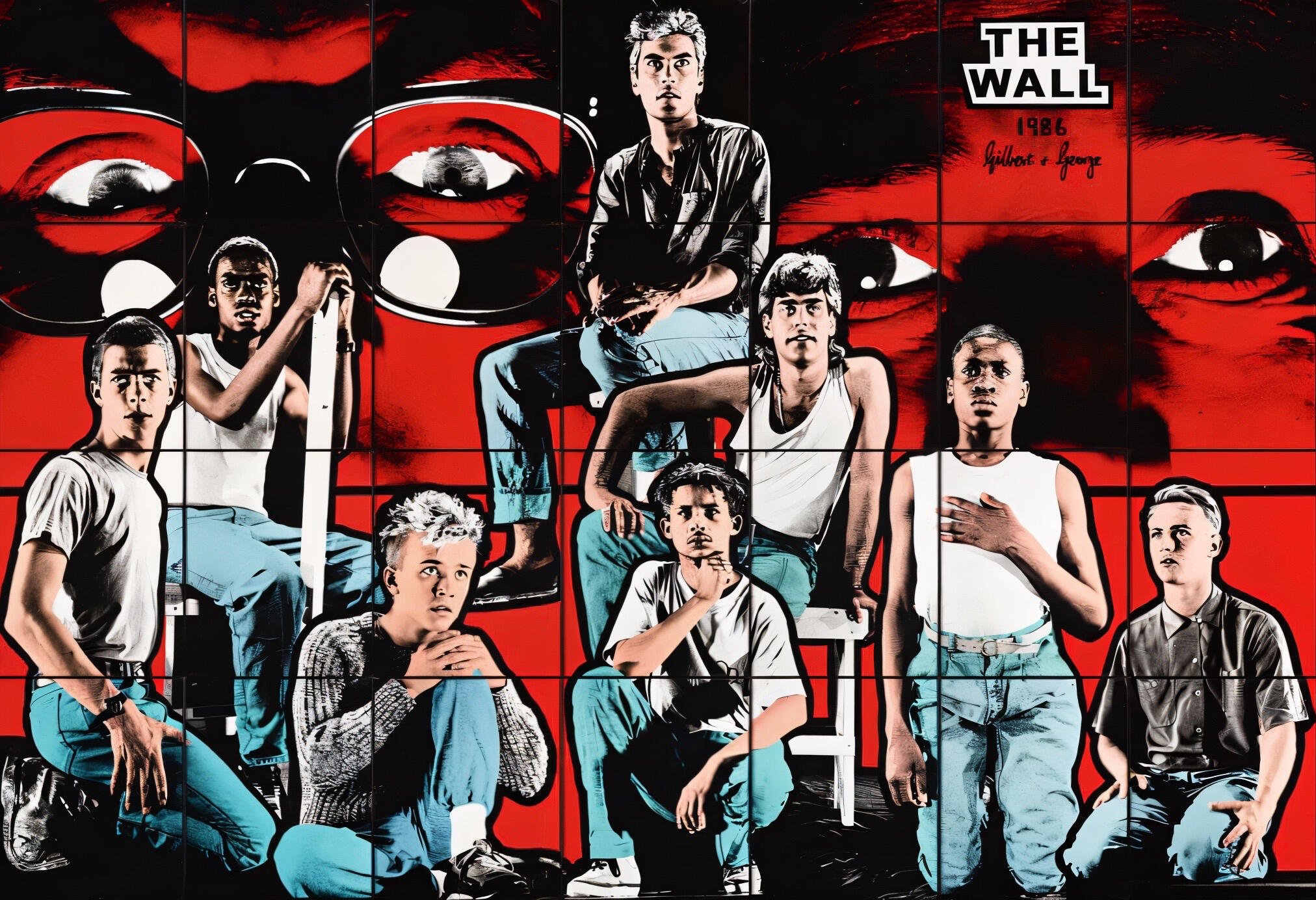 Gilbert & George, The Wall, 1986